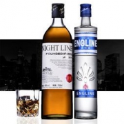 ENGLINE 英吉利 伏特加500ml+威士忌700ml 送酒杯1个
