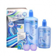 海昌 水感觉润隐形眼镜护理液组合 500ml+120ml+润滑液15ml