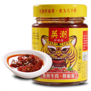 英潮 鲁西牛肉鲜椒酱210g*7件