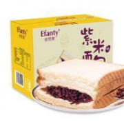 10点：依梵蒂 紫米味面包 整箱770g