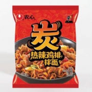 NONGSHIM 农心 炭 热辣鸡排拌面 136g 单包 *5件