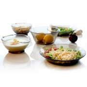 Aglaia艾格莱雅 玻璃餐具沙拉碗 5件套