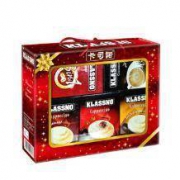 马来西亚进口 卡司诺（Klassno）速溶咖啡礼盒 870g（6盒）