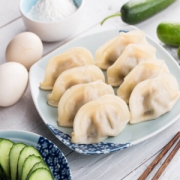 三全 素水饺 黄瓜鸡蛋口味 450g *9件