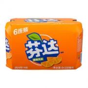 Fender芬达 橙味 汽水 330ML*6罐