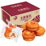 4.9分好评！怡鹭 手撕面包 全麦小面包 1000g