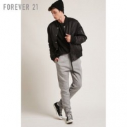 男士宽松混色松紧腰围卫裤 Forever21