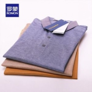 罗蒙 莱赛尔面料 男士短袖POLO衫