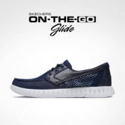 18年新款，Skechers 斯凯奇 ON-THE-GO GLIDE 男士镂空透气网眼帆船鞋 2色 53773