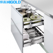 HIGOLD 悍高 潘多拉系列 750柜体套装 不锈钢橱柜拉篮 349元包邮（双重优惠）