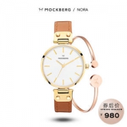 高颜值# Mockberg 女士时尚大表盘手表 全5分好评
