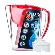 莱卡（LAICA）  JA24 免掀盖双流滤水壶 红色 3.1L （一壶三芯）
