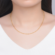China Gold 中国黄金 GA0N133 简约间隔足金项链 7.32g