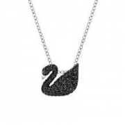 SWAROVSKI 施华洛世奇 Iconic Swan small 5204133 黑天鹅项链