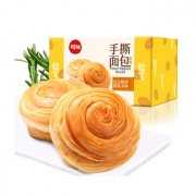 13号10点：百草味 奶香手撕面包1000g