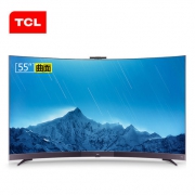 TCL    55A880C 55英寸 4K曲面 液晶电视 4000R曲率 HDR高动态