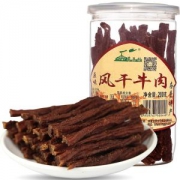 草原村 内蒙古 超干牛肉干 约30根 200g 嚼劲十足