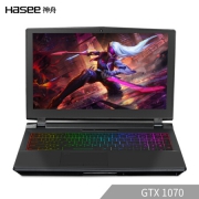 神舟（HASEE）  战神 ZX8-CP5S1 15.6英寸 游戏本（i5-8400、8GB、128GB+1TB、GTX1070）