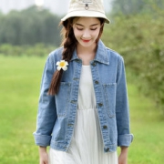 女神必备！8号仓 韩版修身牛仔外套