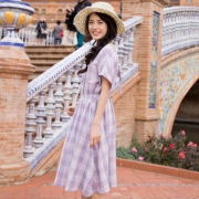 茵曼 2018夏装新款裙子