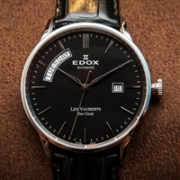 EDOX依度Les Vauberts系列男士机械自动表83007-3-NIN