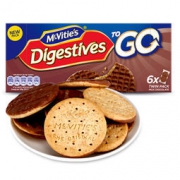 Mcvitie's 麦维他 全麦粗粮酥性巧克力味消化饼干 199.8g*9件