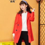 67%羊毛！Semir 森马 双面呢子大衣中长款   50.33元（3件7折）