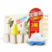 植物配方！金鹿 蚊香液3瓶+送加热器 14.9包邮 券+立减