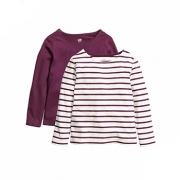 H＆M 春季新款2件装汗布上衣