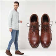 限尺码，Clarks 其乐 Tilden Cap 男限UK7.5码！Clarks其乐 Folcroft 男款真皮短靴