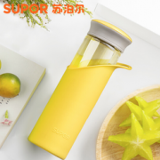 预告：17日0点： SUPOR 苏泊尔 单层玻璃杯 香芒黄 350ml