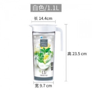 日本制造 阿司倍鹭 Asvel 冷水壶 1.1L 可直接倒热水 可冷藏 一键闭锁