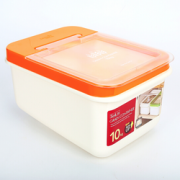 某猫同款100多！ 乐扣乐扣 塑料保鲜盒 储米桶 10kg (橘色)  HPL540ORG
