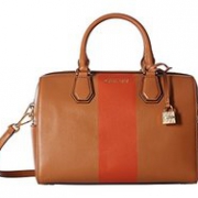 库存浅！MICHAEL Michael Kors Center Stripe  女士手提包