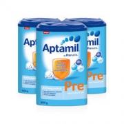 Aptamil 爱他美 pre段 婴幼儿配方奶粉 800g *3件 +凑单品