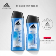 阿迪达斯 男士清风香波沐浴露 洗沐二合一  400ml+250ml