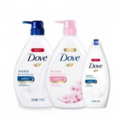 Dove 多芬 沐浴露 （深层营润1kg+多芬樱花甜香1kg+190g） *2件