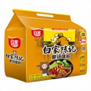 白家陈记 辣味肥肠味方便粉丝五包装