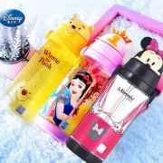 Disney 迪士尼 儿童卡通吸管水杯 600ml 多款
