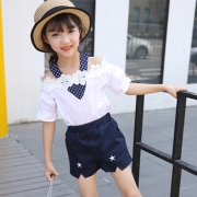 布达熊 女童短袖运动休闲套装