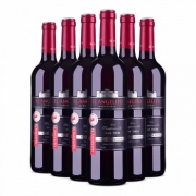 西班牙进口 爱天使干红葡萄酒750ml*6瓶*2件