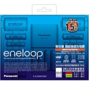 Panasoni 松下 爱乐普eneloop 镍氢急速智能5号7号充电电池家庭套装