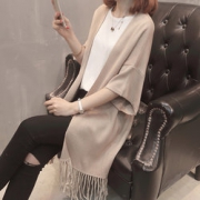 外套女针织开衫披肩宽松 29包邮