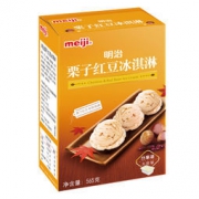限地区：meiji 明治 栗子红豆冰淇淋 家庭装 565g（1L） *5件