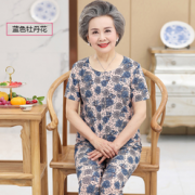 Fc·Facover/法卡文 中老年人妈妈短袖两件套