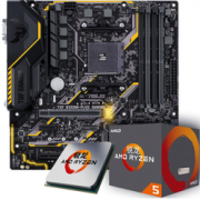 ASUS 华硕 TUF B350M-PLUS GAMING 主板 + 锐龙 AMD Ryzen5 1600 CPU主板套装