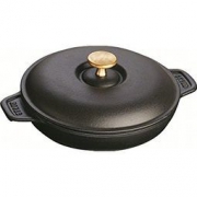 Prime会员：Staub 铸铁锅 20cm 黑色 带锅盖