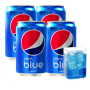 Pepsi Blue 蓝色百事可乐 330ML*4听装