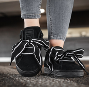 大码福利！Puma 彪马 Suede Heart Satin II 蝴蝶结女款板鞋