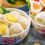 潮兴记 三拼鱼丸900g（芝士丸200g+马鲛鱼丸500g+蟹籽丸200g）